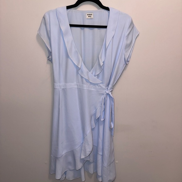 Aritzia Dresses Aritzia Sunday Best Wrap Dress Poshmark
